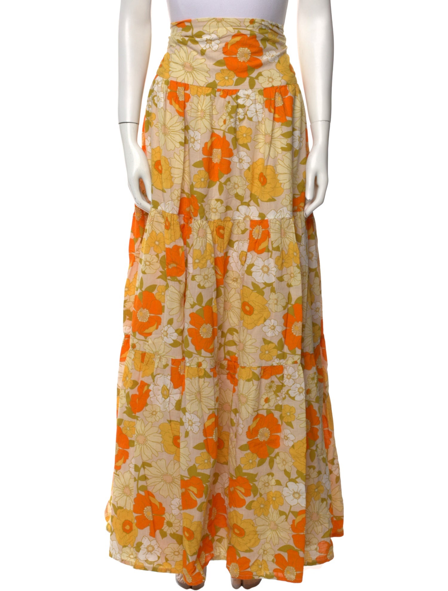 MILLE Floral Print Midi Length Dress